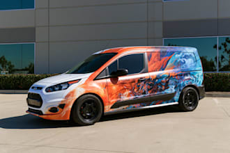 create a professional car, van or vehicle wrap design
