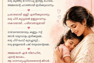 write creative malayalam poems lyrics and stories