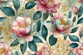 create watercolor seamless pattern