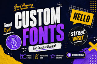 design fix custom font ttf otf typeface