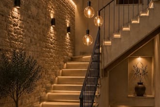 create professional interior and exterior architectural lighting design