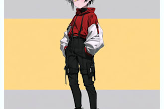do an anime or comic character art
