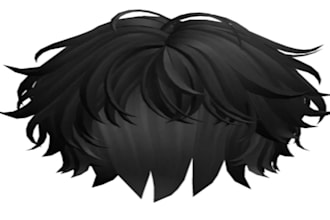 create custom hair models for unique roblox characters