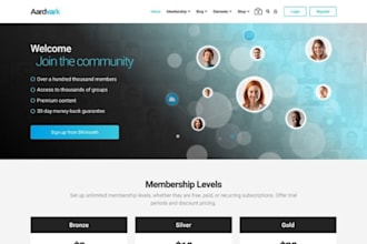 build squarespace membership subscription gated content community website