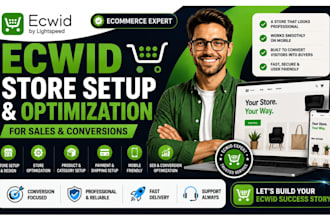 setup and optimize your ecwid store for sales and conversions