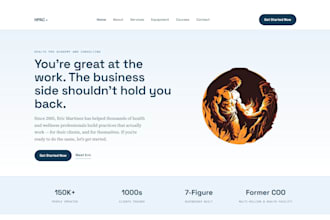 design a custom website for your wellness or service business