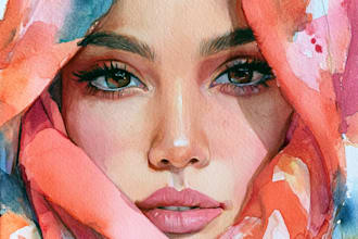paint a watercolor portrait