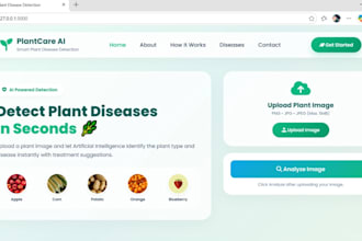 develop ai machine learning web application using python