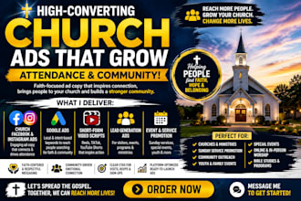 generate exclusive church leads, church facebook ads, church google ads,