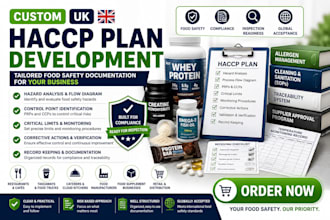 uk haccp plan for food safety compliance and inspection readiness