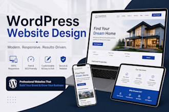build a mobile responsive real estate or mortgage website for lead generation