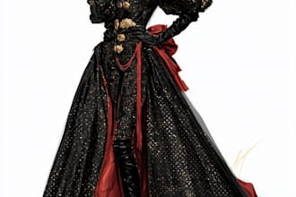 illustrate custom pattern fashion fabric designs