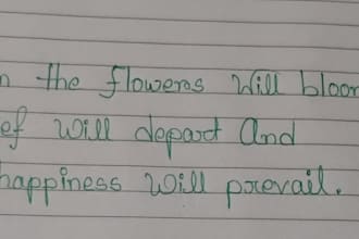 write beautiful handwritten notes neatly