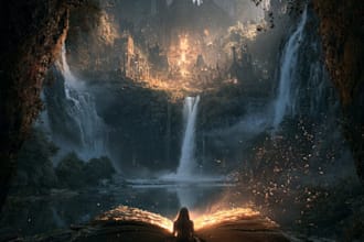design dark fantasy book cover and ebook cover