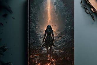 design unique book cover,fantasy book cover
