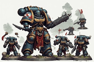 paint your warhammer 40k and fantasy miniatures