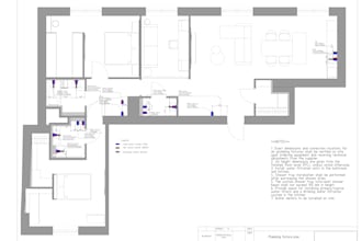 create professional 2d cad floor plans and working drawings