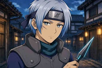 draw you in naruto style