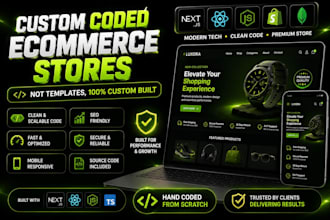 build ecommerce website, online store or shopify store setup