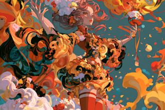 draw anime art and illustration