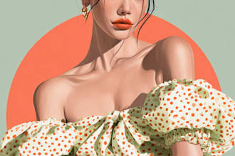 design fashion collection, fashion illustration