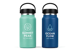 create water bottle label and  juice label design