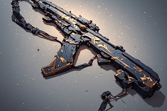 create weapon design and illustration