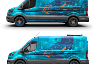 design professional vinyl car wrap graphics for any car