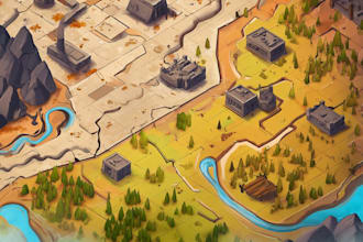do make your fantasy map illustration art