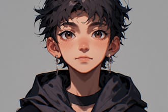 design a custom cartoon character
