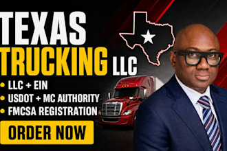 set up your texas trucking llc with ein usdot mc and fmcsa registration