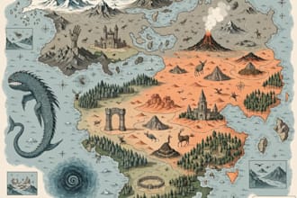 draw a professional fantasy map for your novel