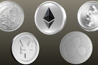 sculpt custom 3d coin model, challenge coin, medallion and bas relief