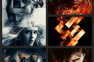 an awesome professional movie poster, film poster, poster