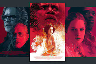 design a professional movie poster