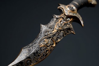 create weapon concept art for you