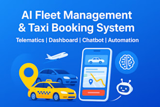 build obd2 fleet tracking saas app, agentic ai taxi booking multi tenant webapp
