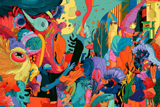 create comics and cartoon illustrations