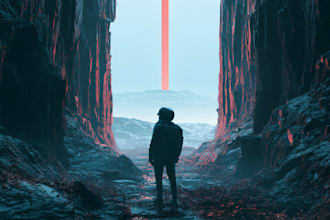 design creative album cover art or music artwork