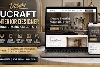 design ucraft interior designer, home staging decor website