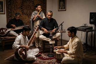 record authentic sarod sitar tabla bansuri and tanpura