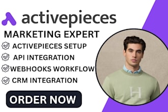 setup activepieces workflow automation API integrations and webhooks
