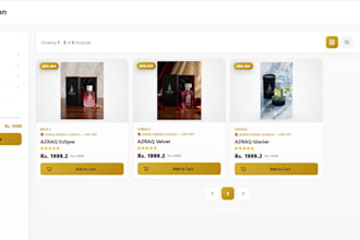design and develop a modern ecommerce website with angular and node js