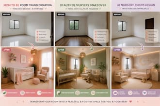 design a beautiful baby nursery room with feng shui