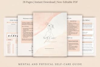 design wellness ebook workbook health fitness coaching diet plan yoga etsy ebook
