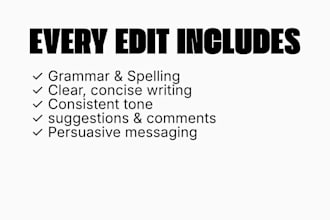 edit your proposal for clarity, persuasiveness and professionalism