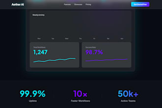 build an immersive interactive 3d landing page
