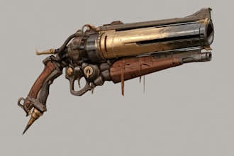 design unique weapons illustrations