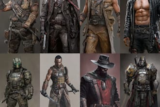 do character design and game concept art
