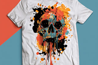custom typography t shirt design